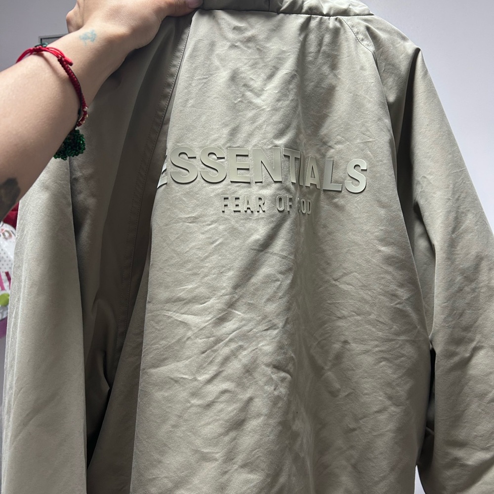 Fear of God Essentials Jacket in Beige